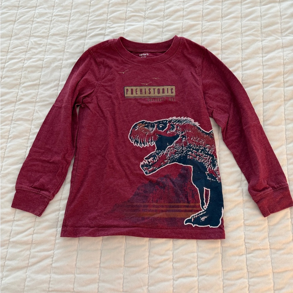 Carter’s Kid Dinosaur Long Sleeve Shirt 6/6A